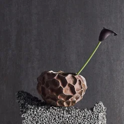 Soil flower pot Ø18 cm, rust