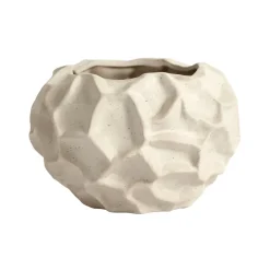 Soil flower pot Ø18 cm, vanilla