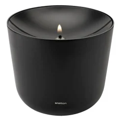 Solis oil lamp Ø11.5 cm, Soft black