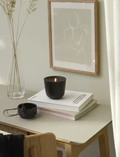 Solis oil lamp Ø11.5 cm, Soft black