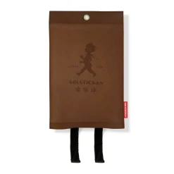 Solstickan fire blanket leather 120x120 cm, Dark leather