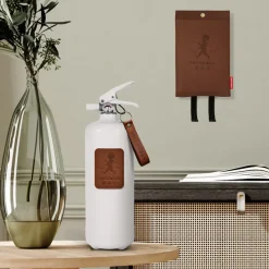 Solstickan fire blanket leather 120x120 cm, Dark leather