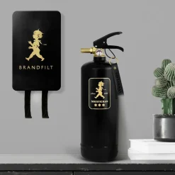 Solstickan fire extinguisher 2 kg, Black-gold