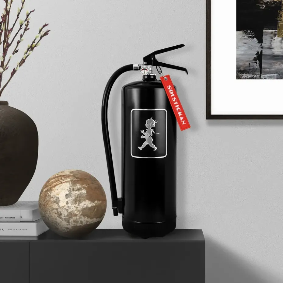 Solstickan fire extinguisher 6 kg, Black-silver