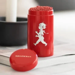 Solstickan matchstick tube 100 pack, Red