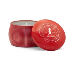 Solstickan scented candle 25 h, Red-cinnamon & orange