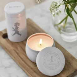 Solstickan scented candle 25 h, White-eucalyptus