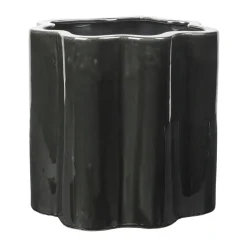 Sonja flower pot H:36 cm, Dark green