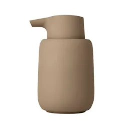 Sono soap pump ceramic Ø8.5 cm, Brown