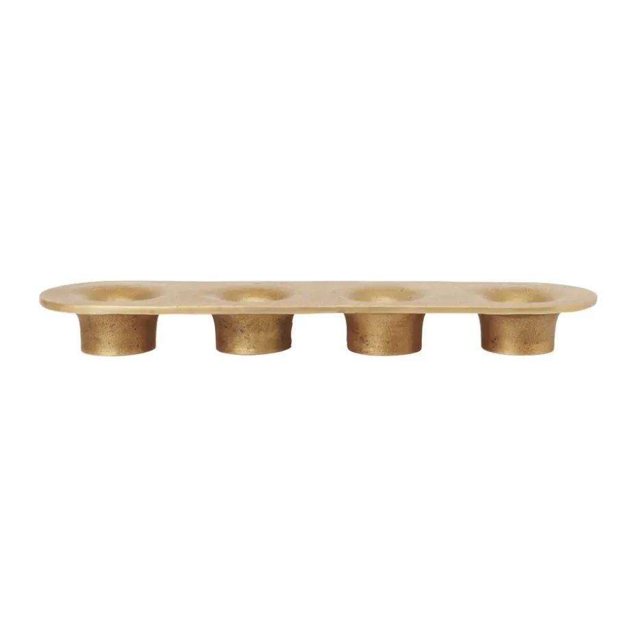 Soothe 4 candlestick 8x29 cm, Brass Finish
