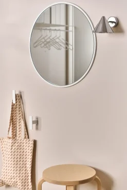 Sphere mirror Ø60 cm, White