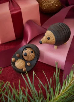 Spike hedgehog decoration 4 cm, Thermo ash