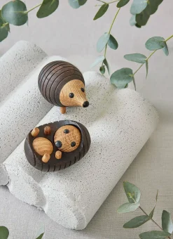 Spike hedgehog decoration 4 cm, Thermo ash