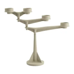 Spin candle holder mini, Putty