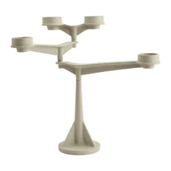 Spin candle holder mini, Putty