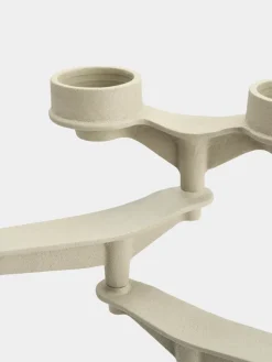 Spin candle holder mini, Putty