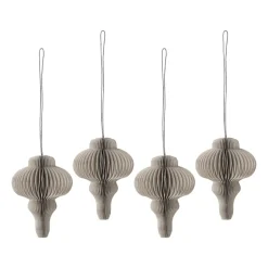 Spira baubles 4-pack, Beige