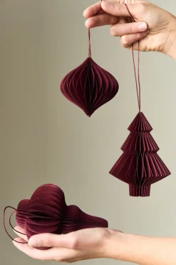 Spira baubles 4-pack, Red