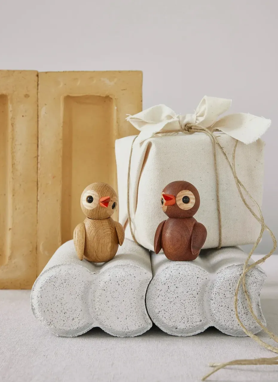 Spring Birds decoration 6.5 cm, Jokey, Oak