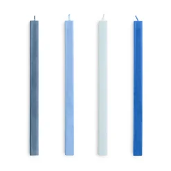 Square Candle light mix 4-pack, Blues
