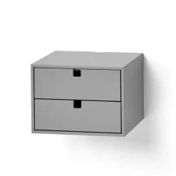 Square drawers, Grey
