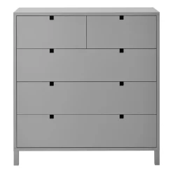 Square dresser 2+3 drawers, Grey