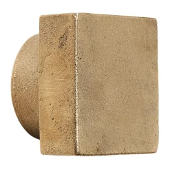 Square hook large, Casted brass