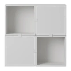 Stacked storage system hallway configuration 4, Grey