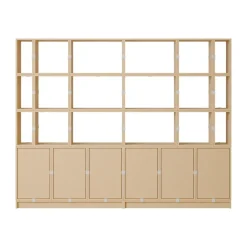 Stacked storage system office configuration 2, Oak