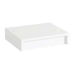 Stacked storage system plinth 43.5x35 cm, White
