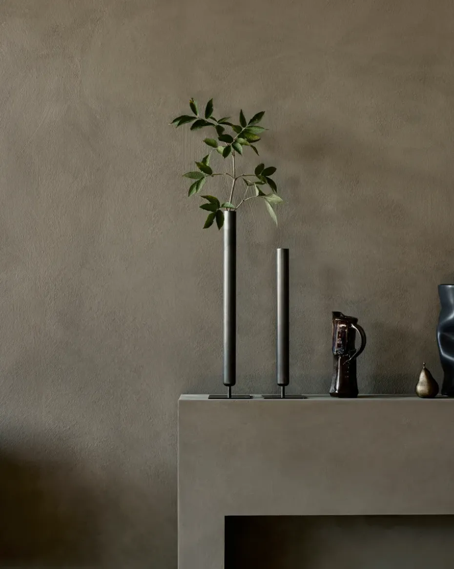 Stance vase 50 cm, Bronzed brass
