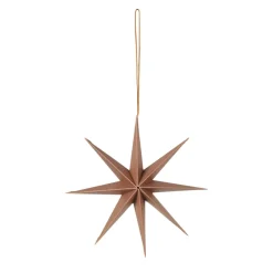 Star paper star Ø15 cm, Indian tan