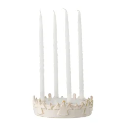 Starry Advent candle holder, White