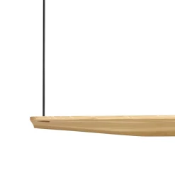 Stedge wall shelf 80 cm, white-pigmented oak
