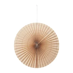 Stella rosette advent star L Ø60 cm, Natural-forest green
