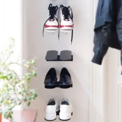 Step S shoe shelf, black