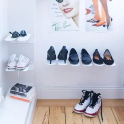 Step S shoe shelf, white