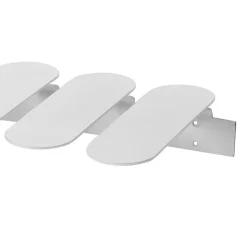 Step shoe shelf, white