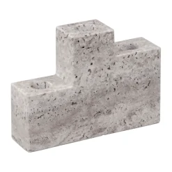Step Trio candle holder, Chalk