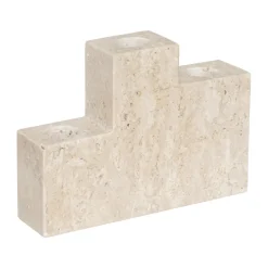 Step Trio candle holder, Linen