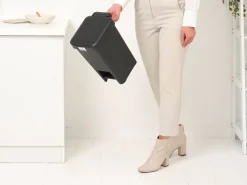 StepUp pedal bin 10 L, Dark grey