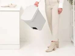 StepUp pedal bin 25 L, Light grey