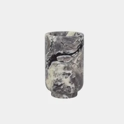 Stevie vase Ø12.5x20.5 cm, Gray marble