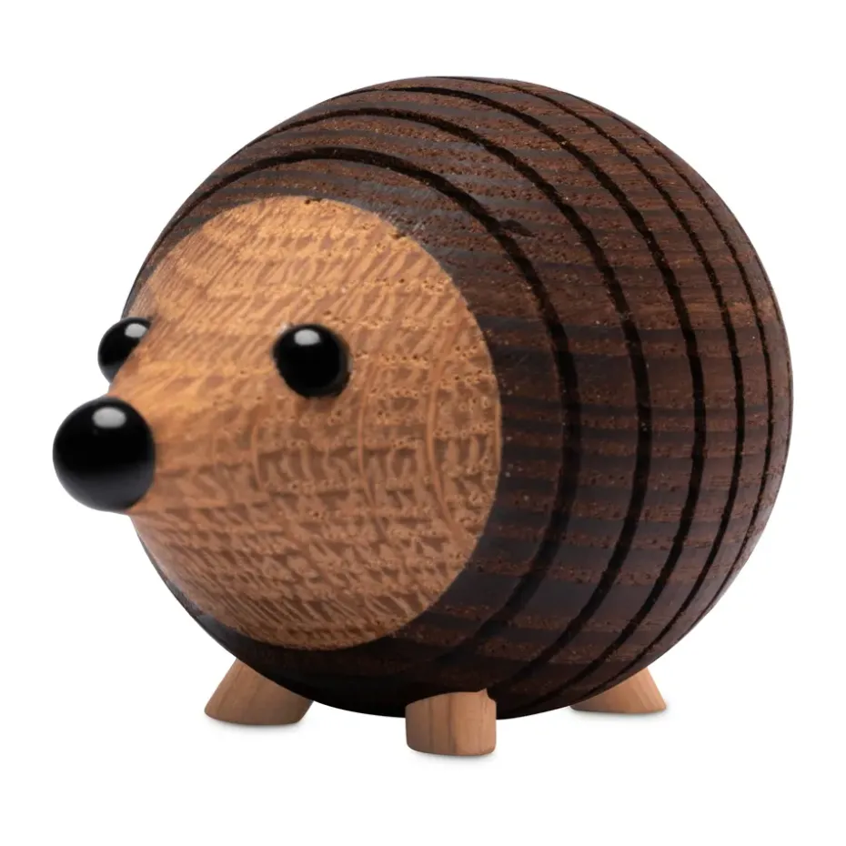 Stick hedgehog decoration 4.5 cm, Thermo ash