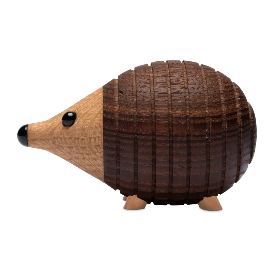 Stick hedgehog decoration 4.5 cm, Thermo ash
