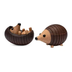 Stick hedgehog decoration 4.5 cm, Thermo ash