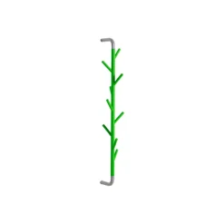 Sticks clothes hanger, Green