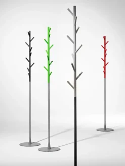 Sticks hanger floor, Green-silver