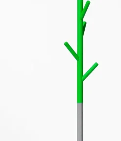 Sticks hanger floor, Green-silver