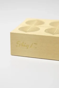 Stig L Berså matchbox 6,8x12 cm, Gold